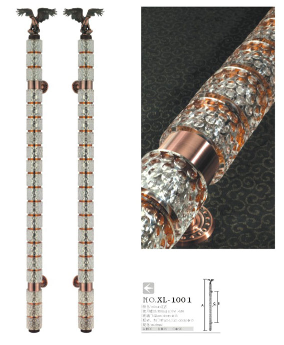 Copper door handle XL-1001