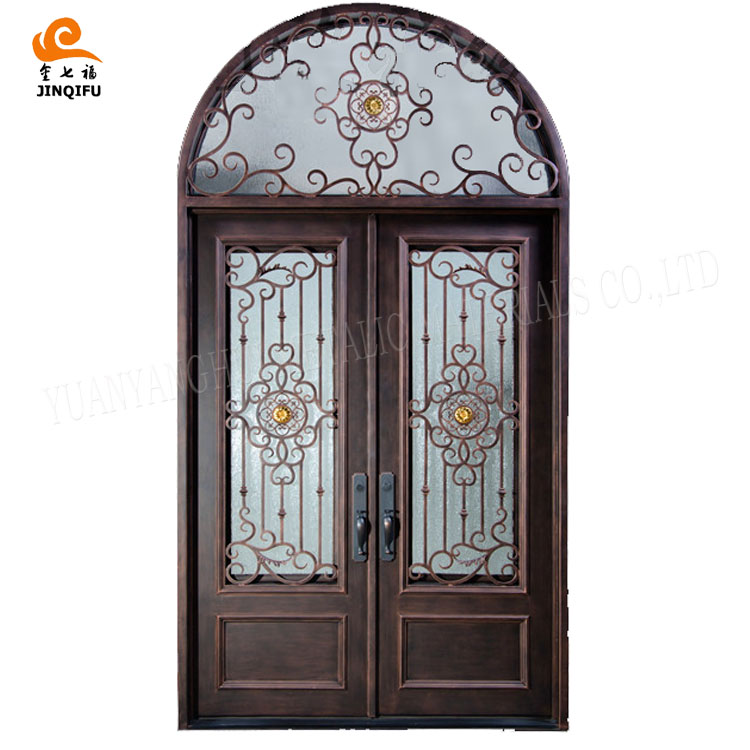 Italian Style Wrought iron entrance door